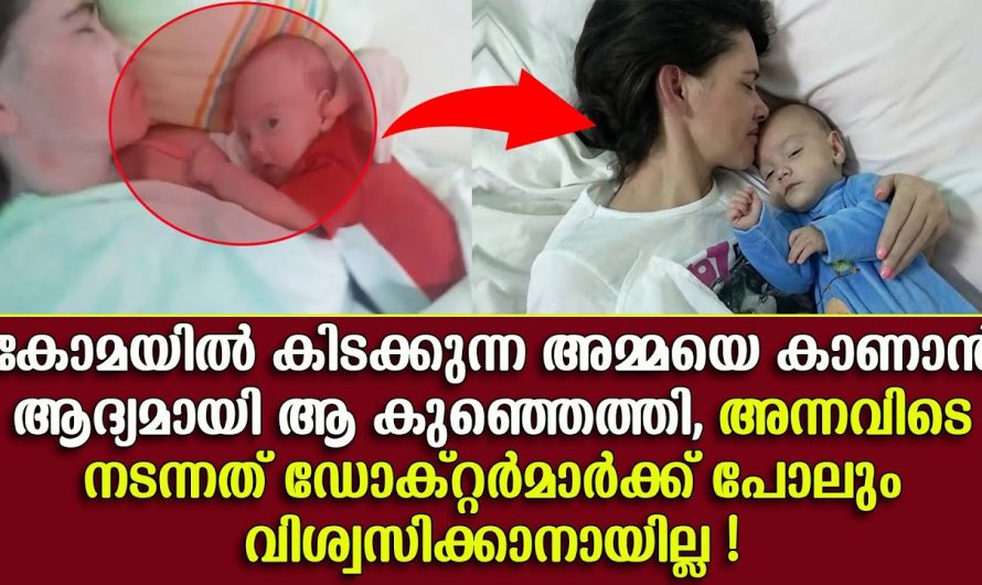 ചികിത്സിച്ച ഡോക്ടർമാർക്ക് പോലും വിശ്വസിക്കാൻ സാധിച്ചില്ല. ശരീരം തളർന്ന അമ്മയെ ഉണർത്തിയ കുഞ്ഞിന്റെ സ്പർശം.