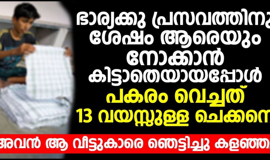 ഭാര്യയുടെ പ്രസവം നോക്കാൻ വന്നത് 13 വയസ്സുള്ള ചെറിയ ആൺകുട്ടി പിന്നീട് സംഭവിച്ചത് കണ്ടോ.