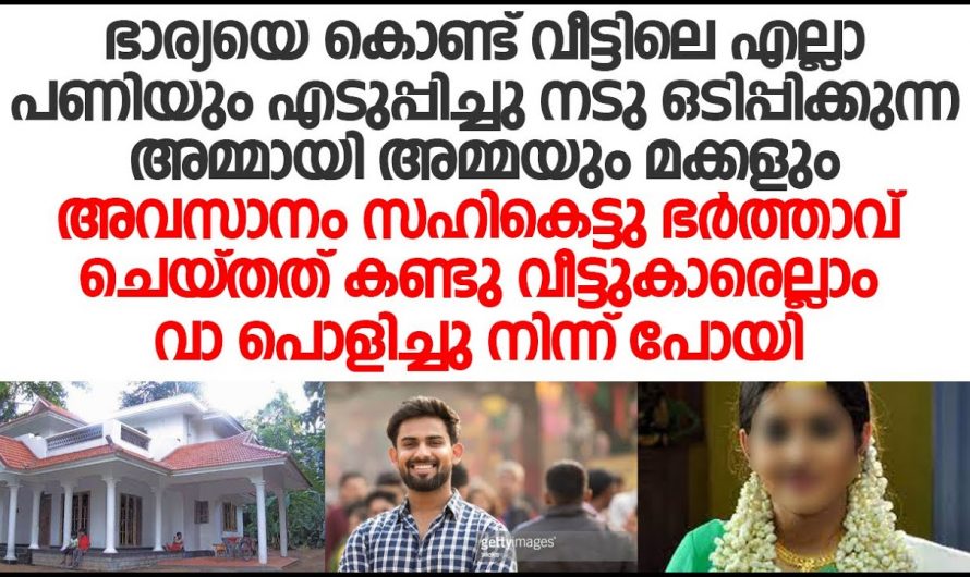 ഭാര്യയെ കൊണ്ട് വീട്ടിലെ പണിയെടുപ്പിച്ച് സഹിക്കെട്ടപ്പോൾ ഭർത്താവ് ചെയ്തത് കണ്ടോ .