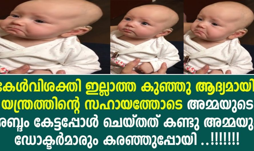 ജനിച്ചതിനുശേഷം ആദ്യമായി അമ്മയുടെ ശബ്ദം കേട്ട കുഞ്ഞിന്റെ പ്രതികരണം കണ്ടോ.