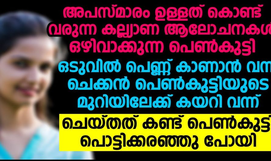 അപസ്മാരം കാരണം വിവാഹം മുടങ്ങി പോയിരുന്ന പെൺകുട്ടി എന്നാൽ അവളുടെ ജീവിതത്തിലേക്ക് വന്ന ചെറുപ്പക്കാരനെ കണ്ടോ.