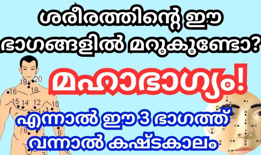 ഈ ഭാഗത്താണോ നിങ്ങളുടെ ശരീരത്തിൽ മറുക് ഉള്ളത്. എങ്കിൽ നിങ്ങൾ വലിയ ഭാഗ്യമുള്ളവരാണ്.