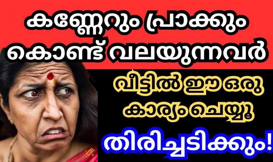 കണ്ണേറും പ്രാക്കും കൊണ്ട് പൊറുതിമുട്ടിയോ. എങ്കിൽ ഉടനെ ഇതുപോലെ ചെയ്യൂ.