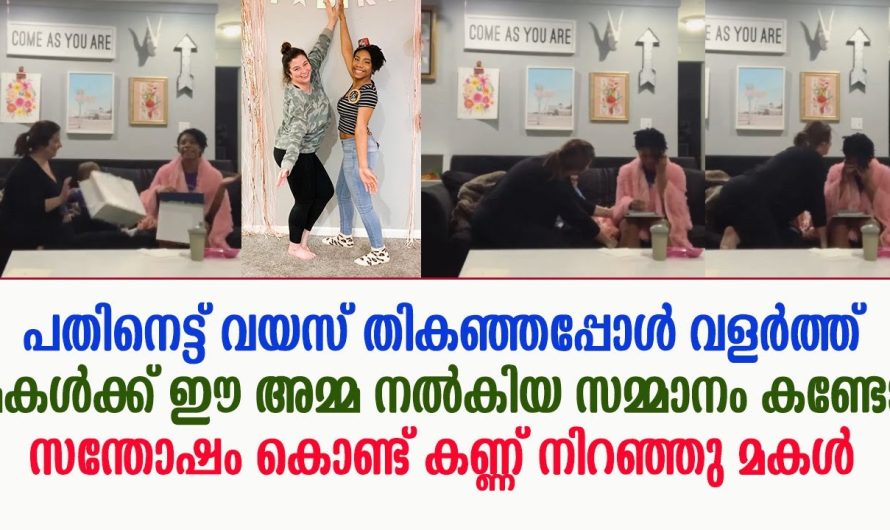 ആദ്യമായിട്ടായിരിക്കും വളർത്തുമകൾക്ക് അമ്മ ഇതുപോലെ ഒരു സമ്മാനം നൽകുന്നത്. കണ്ണ് നിറഞ്ഞു മകൾ.