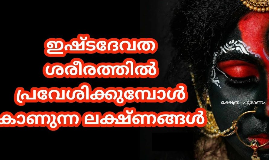 നിങ്ങൾക്ക് ഇതുപോലെ അനുഭവപ്പെട്ടിട്ടുണ്ടോ? ഇഷ്ടദേവതയുടെ ചൈതന്യം ശരീരത്തിലേക്ക് കടക്കുമ്പോൾ അനുഭവപ്പെടുന്ന ലക്ഷണങ്ങൾ.