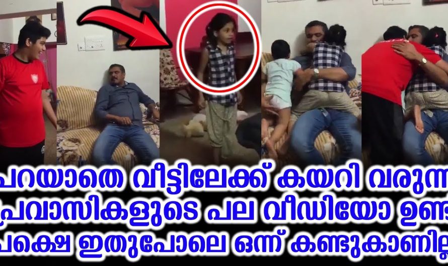 വീട്ടുകാർക്ക് ഹാർട്ടറ്റാക്ക് വരാത്തത് ഭാഗ്യം. ഈ പ്രവാസിയുടെ നാട്ടിലേക്കുള്ള വരവ് എല്ലാവർക്കും വലിയ ഷോക്ക് കൊടുത്തായിരുന്നു.